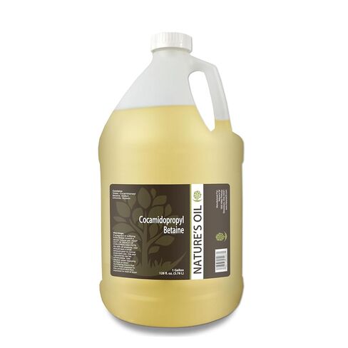 Nature’s Oil Cocamidopropyl Betaine (CAPB) - Cosmetic Grade Surfactant 30% Solution - Gentle Foaming Agent for Shampoo Body Wash Soap Making Lotion Cleanser DIY Beauty 1 Gallon (128 Fl Oz) in Saudi Arabia