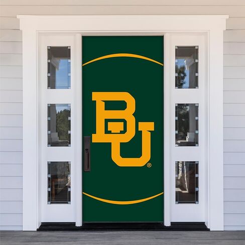 Baylor Bears College Sports Printed Front Door Banner - NCAA Licensed - Durable Vinyl - School Banner (Green, Gold) (36" x 80") in Saudi Arabia