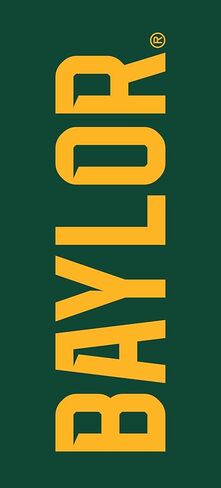 Baylor Bears College Sports Printed Front Door Banner - NCAA Licensed - Durable Vinyl - School Banner (Green, Gold) (36" x 80") in Saudi Arabia