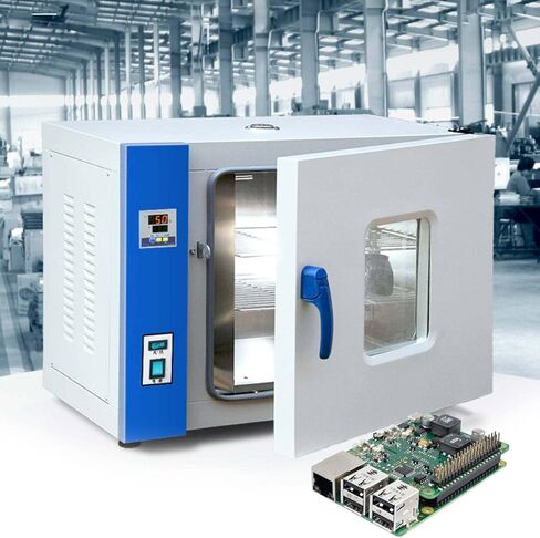 Lab Forced Air Convection Drying Oven,600w Blast Drying Oven With Intelligent Digital Display Pid Temperature Controller & Dual Layer Tempered Glass Window,for Heat Treatment,Galvanized in Saudi Arabia