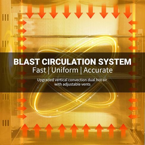 Lab Forced Air Convection Drying Oven,600w Blast Drying Oven With Intelligent Digital Display Pid Temperature Controller & Dual Layer Tempered Glass Window,for Heat Treatment,Galvanized in Saudi Arabia