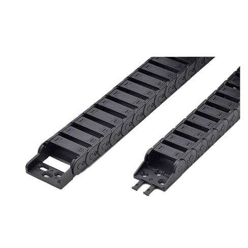 1meter Semi-Enclosed Cable Chain Wire Transmission Carrier Plastic Drag Towline for Cutting(38mm,15x30mm) in Saudi Arabia