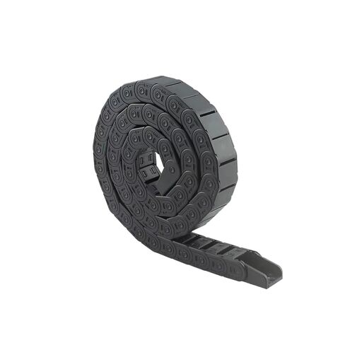 Cable Drag Chain 7 * 7 10 * 10 15 * 20 15 * 30mm 1M Non-Opening Semi-Enclosed Plastic Drag Chain Transmission Drag Chain(18x37 mm) in Saudi Arabia