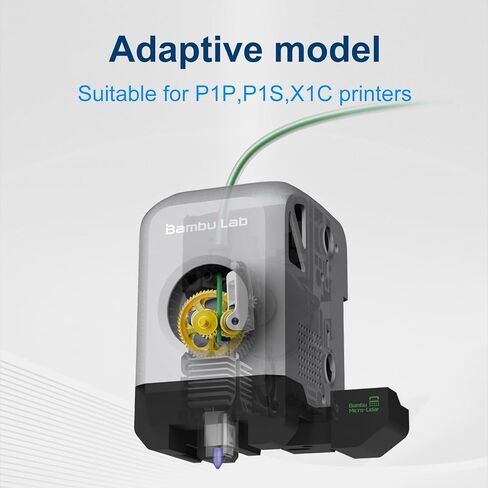 Panda Claw Gold RNC Nanocoated Hardened Steel Extruder Gear for Bambu Lab X1C/P1P/P1S 3D Printers,Golden RNC Nano-Coated Extruder Gear in Kuwait