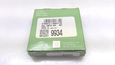 CHICAGO RAWHIDE 9934 ختم الزيت، محمل بنابض، عرض 1/4 بوصة، قطر العمود 1 بوصة، CRW1، قطر تجويف السكن 1.624 بوصة in Saudi Arabia