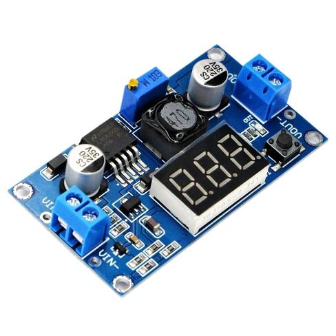 LM2596 DC-DC محول خفض الجهد المنظم 4 فولت ~ 40 إلى 1.3 فولت-37 فولت LED عرض الفولتميتر باك محول قابل للتعديل امدادات الطاقة in Kuwait