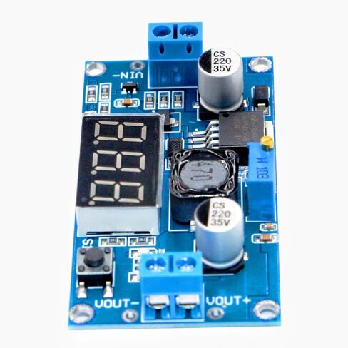 LM2596 DC-DC محول خفض الجهد المنظم 4 فولت ~ 40 إلى 1.3 فولت-37 فولت LED عرض الفولتميتر باك محول قابل للتعديل امدادات الطاقة in Kuwait
