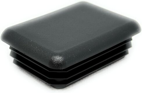 1 1/2" X 2" Rectangle TUBING END Cap Plug for use in 10-20 Gauge Rectangular Tubing - Quantity of 4 in Saudi Arabia