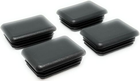1 1/2" X 2" Rectangle TUBING END Cap Plug for use in 10-20 Gauge Rectangular Tubing - Quantity of 4 in Saudi Arabia
