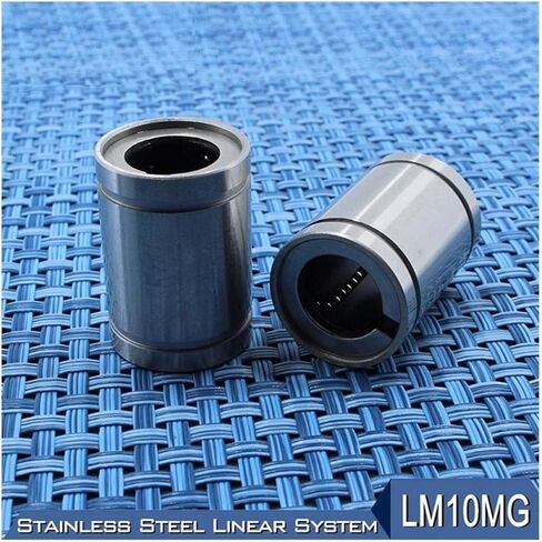 LM10MG 10MM LMS10 MG Linear Ball Bearings Stainless Steel Resin Retainer Bushing LMS10UU Shaft Bearing 10x19x29mm Precision in Saudi Arabia
