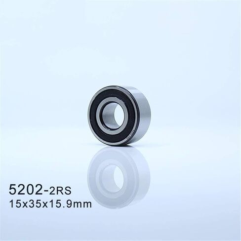 TMP1105 544162 5202 2RS Bearing 15x35x15.9mm Axial Double Row Angular Contact Ball Bearings 5202RS 3202 3056202 in Saudi Arabia