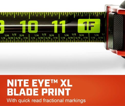 Crescent Lufkin 35ft CONTROLTOUCH NITE Eye™ Tape Measure | L1035CB-02 in Saudi Arabia