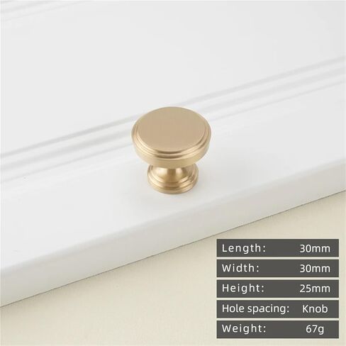 Solid Brass Gold T-Handle Kitchen Cabinet Drawer Long Handle 1Pcs(12-L-30mm) in Saudi Arabia