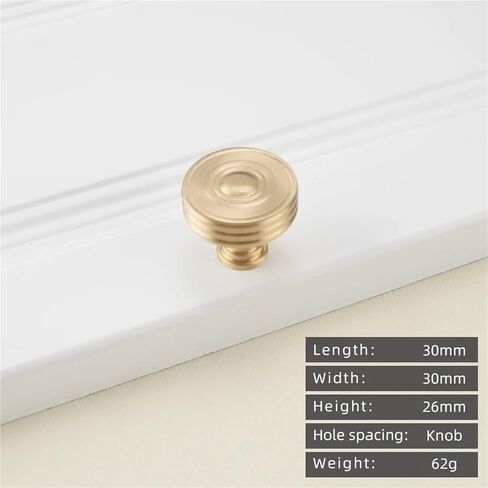 درج خزانة مطبخ بمقبض ذهبي من النحاس الصلب ومقبض طويل قطعة واحدة (4-L-30mm) in Saudi Arabia