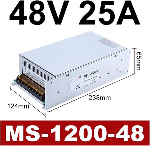 MS-1000/1200W 24V 40A 12V 80A high Power 220 to 48V 36V DC Switching Supply(MS-1200-48 48V25A) in Saudi Arabia
