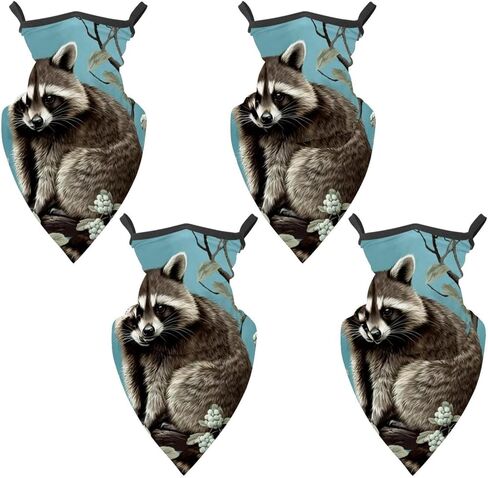 عبوة من 4 قطع من قناع رقبة صيد السمك على شكل نجم البحر - قناع للوجه من الأشعة فوق البنفسجية للحماية من الشمس للرجال والنساء in Kuwait