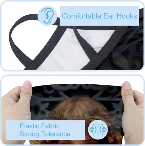 4 Pieces Bohemia Neck Gaiter Bandana Face Mask, Sun Cooling Scarf Gator Cover Head for Men Women in Saudi Arabia