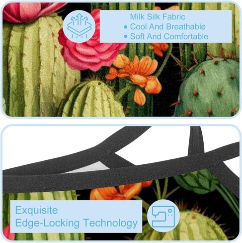 4 Pieces Cooling Neck Gaiter Face Cover for Sun Protection Cactus Face Mask Reflective for Men Women Fishing Cycling Hiking in Saudi Arabia