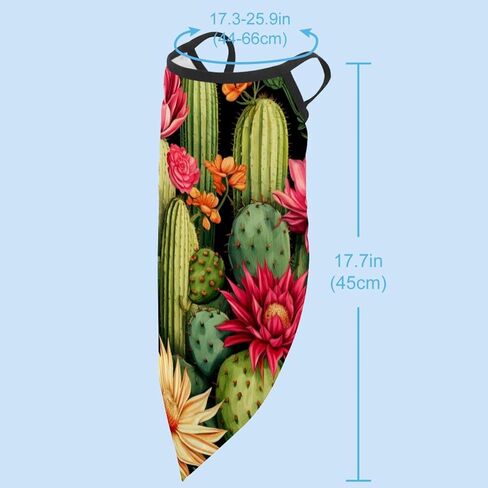 4 Pieces Cooling Neck Gaiter Face Cover for Sun Protection Cactus Face Mask Reflective for Men Women Fishing Cycling Hiking in Saudi Arabia