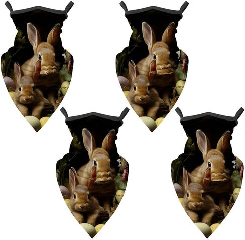 4 قطع من قناع الرقبة لعيد الفصح، قناع وجه مسامي للتبريد وحماية من الأشعة فوق البنفسجية، وشاح للمشي لمسافات طويلة للرجال والنساء in Kuwait