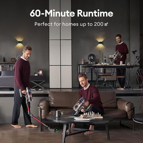 مكنسة كهربائية لاسلكية Ultenic، 600 واط 55 كيلو باسكال 60 دقيقة مكانس كهربائية للمنزل، مكنسة كهربائية لاسلكية مع عصا قابلة للانحناء 180 درجة، فرشاة مضادة للتشابك، قاعدة شحن، مكنسة كهربائية لشعر الحيوانات الأليفة / السجاد / الأرضية / السيارة in Kuwait