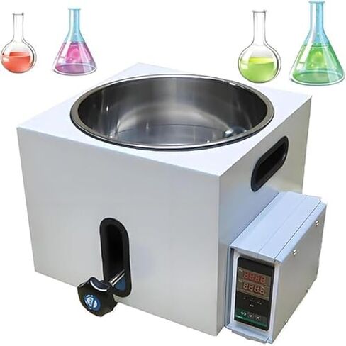 Digital Heating Water Bath 2/3/5L for Lab, Stainless Steel, LED Display, Precise Temp Control, 110V-220V, 2KW - Ideal for Chemistry Experiments & Research in Saudi Arabia