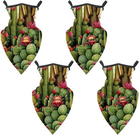 4 قطع تبريد الرقبة الجراب غطاء الوجه للحماية من الشمس قناع الوجه الصبار عاكس للرجال النساء الصيد ركوب الدراجات المشي لمسافات طويلة in Kuwait