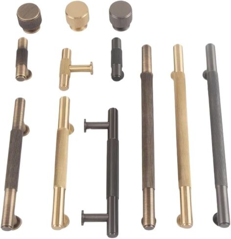 Solid Brass Cabinet Wardrobe Door Drawer Handle Gunmetal Gold Antique 500nn Pull 1Pcs(6682-26-Antique) in Saudi Arabia