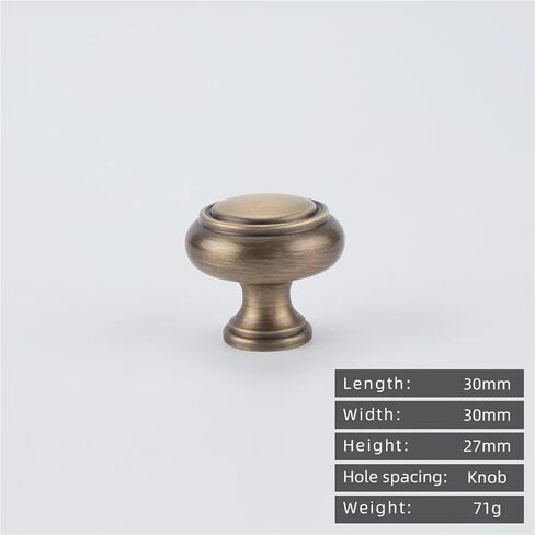 Antique Brass Retro Pull Drawer Simple Solid Kitchen Cabinet Long Handle 1Pcs(1207-30-Antique) in Saudi Arabia