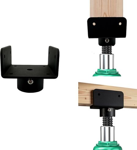 محول عمود مقبس الزجاجة على شكل حرف U للعوارض الخشبية 4x2، 4x4، 4x6، محول حامل فولاذي عالي التحمل على شكل حرف U، ملحقات على شكل حرف U، حل رفع الشعاع والرافعة لبناء المنزل وإصلاحه in Kuwait