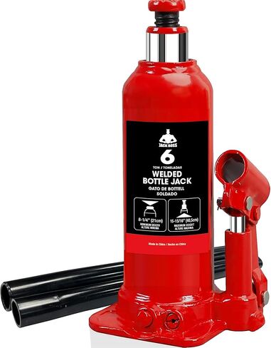 Jack Boss Bottle Jack 20 Ton (40,000 LBs) Hydraulic Car Jack, Fit for Auto Truck Repair and House Lift, Red in Saudi Arabia