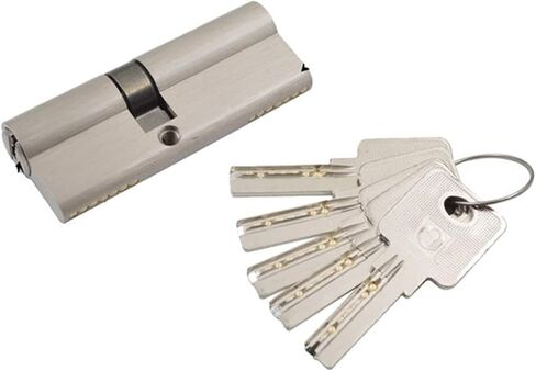 Thumb turn euro cylinder lock,Lock Cylinder Various Sizes Of Door Lock Cylinder Cores 5keys Height 32MM Internal And External Double Unlocking Security Door Interior Door Door Barrel Lock (Color : Le( in Saudi Arabia