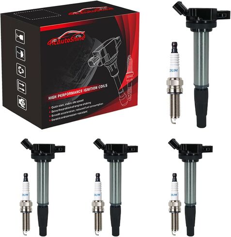 8 Pack Spark Plugs and Coil Packs Kit for 5.3 6.0 6.2 Compatible with Buick Cadillac Chevrolet GMC Hummer Escalade Express Savana 2500 5.3L 6.2L 6.0L 4.8L for 12570616 Replacement UF413 in Saudi Arabia