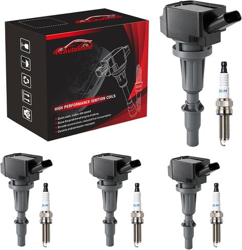 8 Pack Spark Plugs and Coil Packs Kit for 5.3 6.0 6.2 Compatible with Buick Cadillac Chevrolet GMC Hummer Escalade Express Savana 2500 5.3L 6.2L 6.0L 4.8L for 12570616 Replacement UF413 in Saudi Arabia