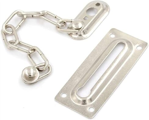 Door Chain Lock,Chain Safe Buckle,Latch Safety Limiter,Metal Stainless Steel Anti-Theft Chain Door Chain Hasp Security Lock Chain Room Door Bolt Door Lock Buckle Anti-Theft Lock Chain in Saudi Arabia