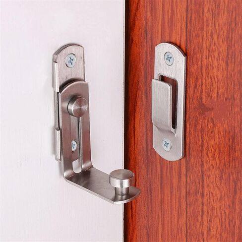 Latch Lock Stainless Latch Right Sliding Lock Locker Hardware Accessories Buckle for Household Bedroom Ornaments in Saudi Arabia