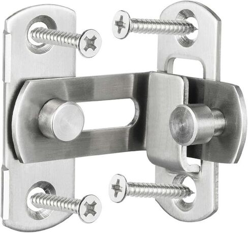 Latch Lock Stainless Latch Right Sliding Lock Locker Hardware Accessories Buckle for Household Bedroom Ornaments in Saudi Arabia