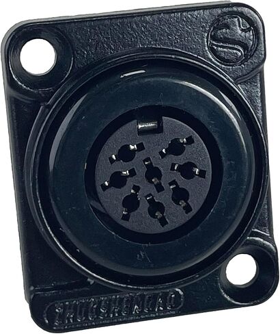 PROCRAFT D-Plate 8-PIN MIDI/DIN Panel Mount Connector #D-DIN-8 in Kuwait