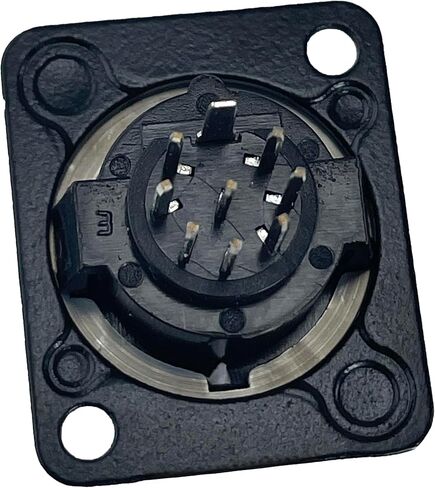 PROCRAFT D-Plate 8-PIN MIDI/DIN Panel Mount Connector #D-DIN-8 in Kuwait