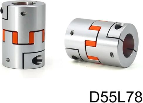 D55L78 اقتران 16/18/20/22/24/25/28/30 مللي متر محرك متدرج مقرنة/ وصلة ربط للعمود مرنة الفك العنكبوت البرقوق 1 قطعة (22-24) in Kuwait
