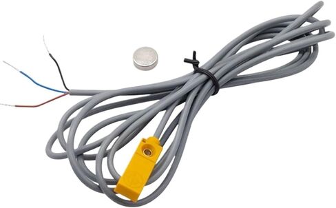 1pcs Proximity Sensor Square Switch Magnetic Switch Induction Magnet NPN PNP Normally Open 25mm Detection Distance(Hall Pnp No) in Saudi Arabia
