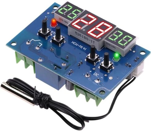W1401 DC 12V 10A Digital Display Thermostat Temperature Controller Thermostat Regulator with NTC Sensor Relay 220V in Saudi Arabia