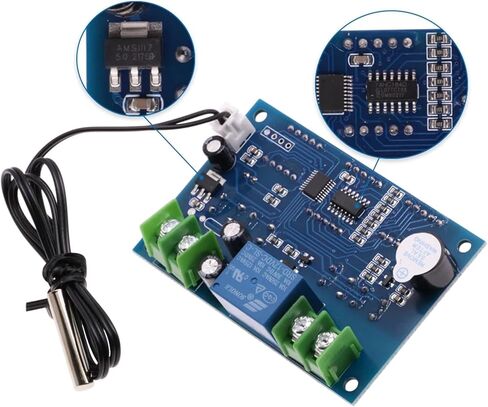 W1401 DC 12V 10A Digital Display Thermostat Temperature Controller Thermostat Regulator with NTC Sensor Relay 220V in Saudi Arabia
