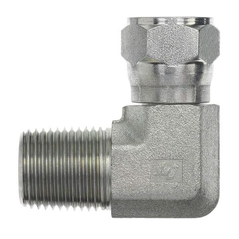 6501-10-12 تركيب هيدروليكي 5/8 "أنثى JIC دوارة X 3/4" أنبوب ذكر 90 درجة من الفولاذ الكربوني in Saudi Arabia