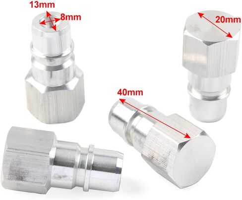 SIKUAI 4 PCS ABC Line Plugs Caps, Vehicle Suspension ABC Line Plugs Caps, Hydraulic Hose Tube Caps Hydraulic Fittings Caps for Mercedes Benz All Late Models With ABC Suspension in Saudi Arabia