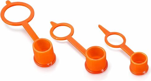 Tech Team #788 350-Count Zerk Grease Fitting Cap Assortment – Dust Covers for Grease Nipples, Brake Bleeder Screws & Hydraulic Fittings – Multi-Size Rubber Caps for All Equipment Types in Saudi Arabia