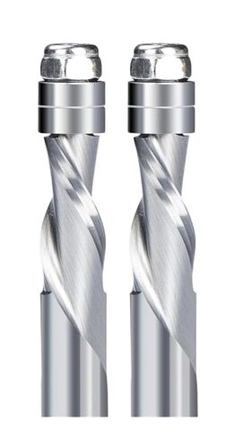 Milling Cutter 1/4 Shank Bearing Guided 2 Flute Flush Trim Router Bit for Woodworking Tool Carbide End Mill(64mm B) in Saudi Arabia