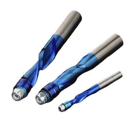 Milling Cutter 1/4 Shank Bearing Guided 2 Flute Flush Trim Router Bit for Woodworking Tool Carbide End Mill(64mm B) in Saudi Arabia