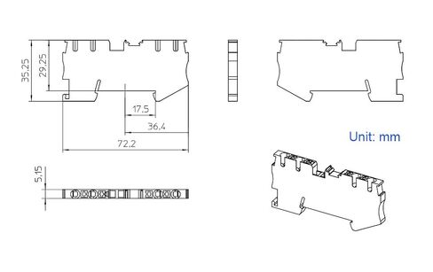 جديد OEM PT2.5 3209594 PT 2,5 -Quattro-PE - المحطة الأرضية (حزمة من 5) in Kuwait