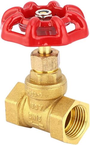 DN15 G1/2in النحاس غلوب اغلاق صمام أنثى الموضوع اثنين من الأختام صمام التوقف للمياه الغاز مكافحة الضغط in Kuwait